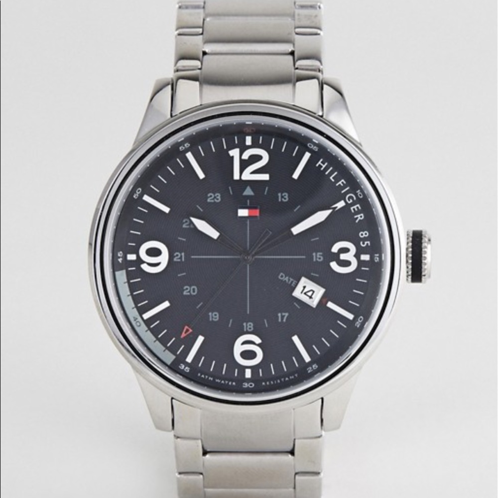 Tommy Hilfiger Peter Watch Stainless Steel Black